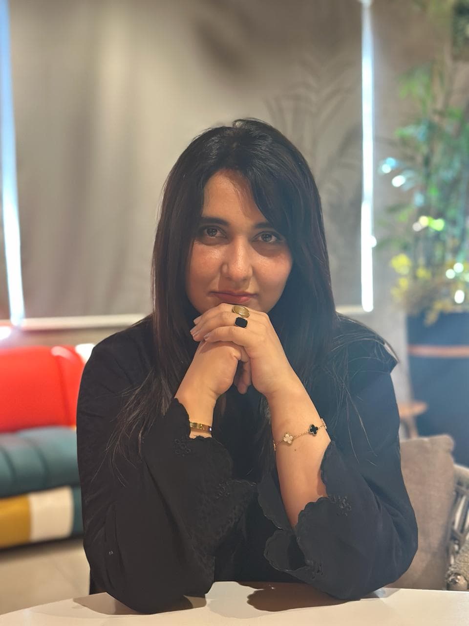Aisha in thought